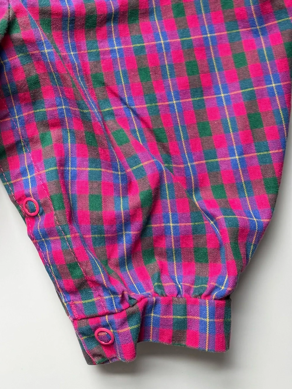 Vintage OshKosh Baby B’Gosh Bubble Romper - Plaid